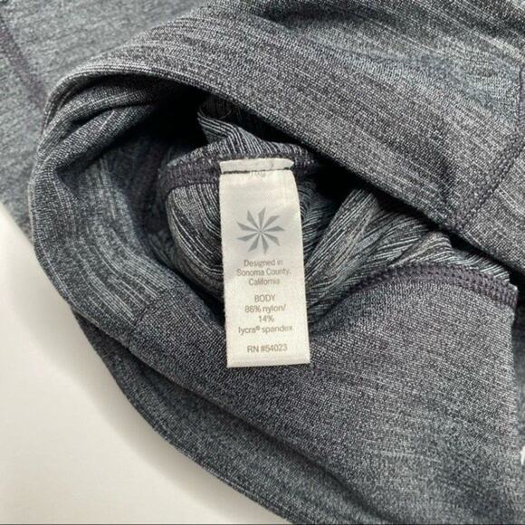 Athleta Chatarunga Criss Cross High Rise Leggings Gray Extra Small - Picture 5 of 6
